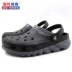 Crocs card Luo Chi giày nam và nữ trung tính Ditt lỗ giày thể thao giải trí dép đi biển dép 201398 dép quai hậu đẹp Giày thể thao / sandles