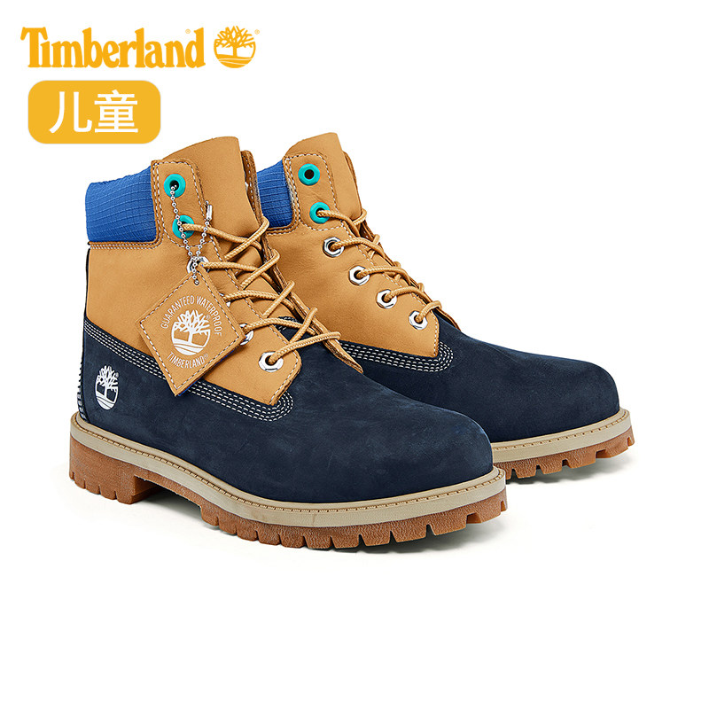 Add Berland flagship store to play without rotten children shoes 2022 Spring new outdoor waterproof classic tooling boots A2F3U019