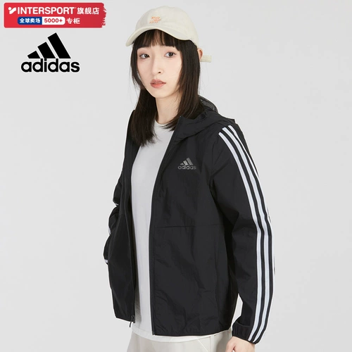 Adidas, куртка, зимний черный спортивный костюм с капюшоном