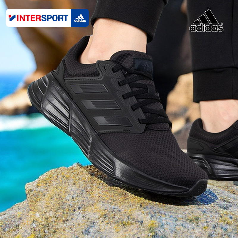 Adidas Men's Shoes 2026 New Training Sneakers Black Warrior Running Shoes Cushioning Breathable Running Shoes Gw4138