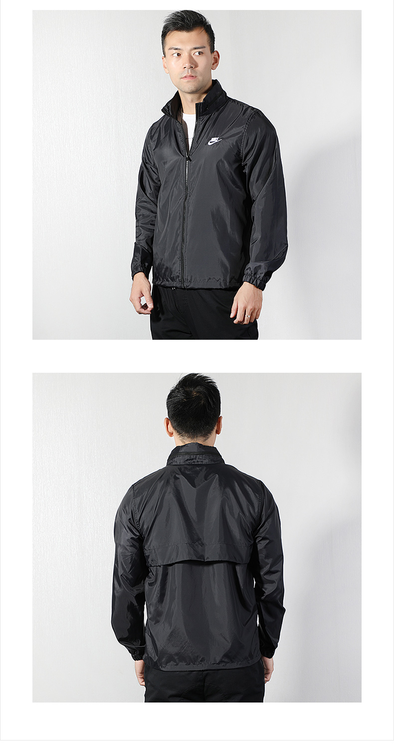NIKE Nike jacket nam 2019 mùa thu mới dệt mũ trùm đầu thể thao rộng rãi áo khoác nam AR2239 - Áo khoác thể thao / áo khoác áo khoác nike xách tay