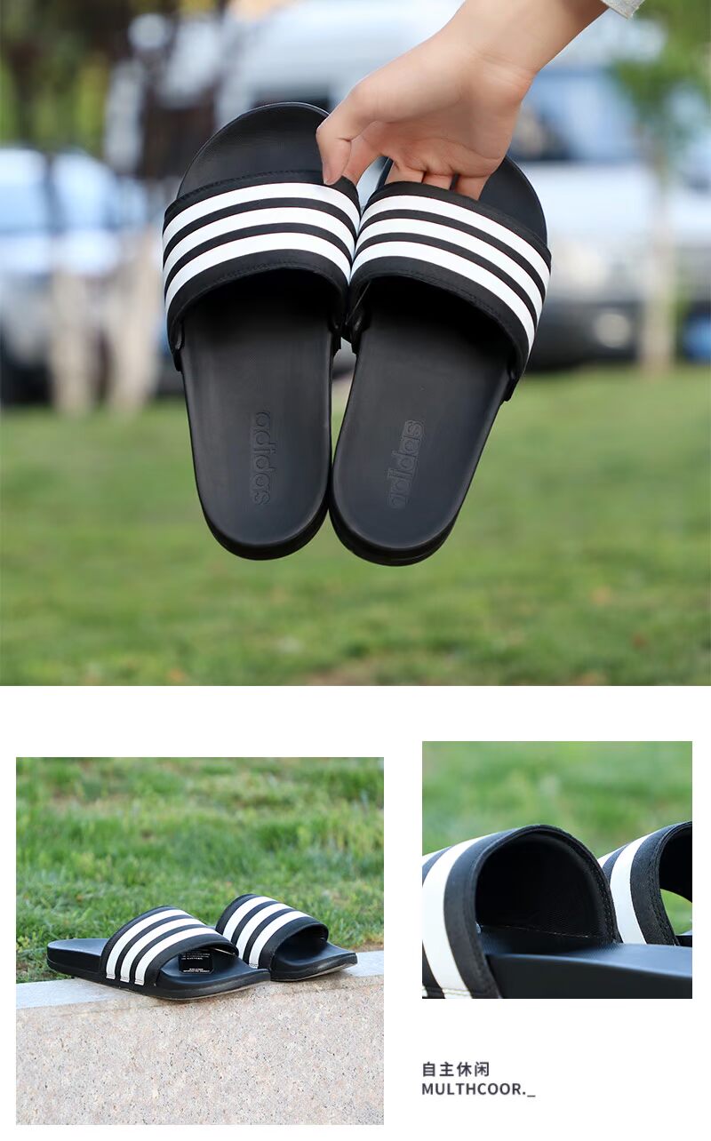 Giày Adidas Adidas nam 2018 mùa đông giày mới đi biển thể thao giảm xóc dép dép sandal nam giản dị dép converse chính hãng