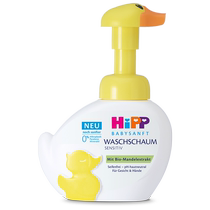 HiPP Hebao Organic Almond Oil Small Yellow Duck Infant Low Acumen Bubble Hand Wash Wash Face Lotion Two-in-one 250g