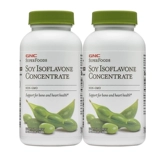 Импортированные GNC концентрированные соевые изофлавоновые капсулы для женщин, баланс менопаузы, негенетически модифицированные, 90 капсул * 2