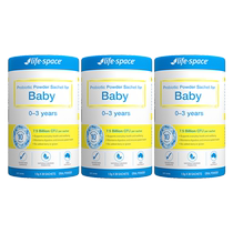 阿里健康澳洲lifespace婴童益生菌粉0-3岁条装便携1.5g*30袋3瓶