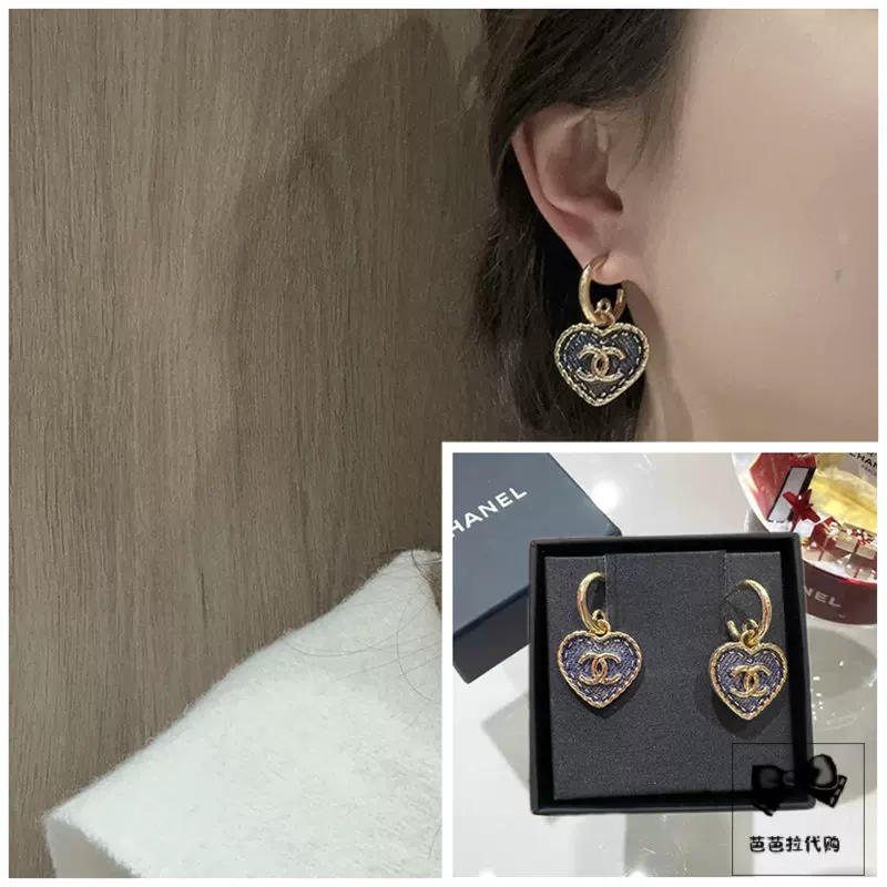 Покупка CHANEL сережки Chanel Double C серьги 2024 новые средние серьги жемчуг звезда любовь серьги