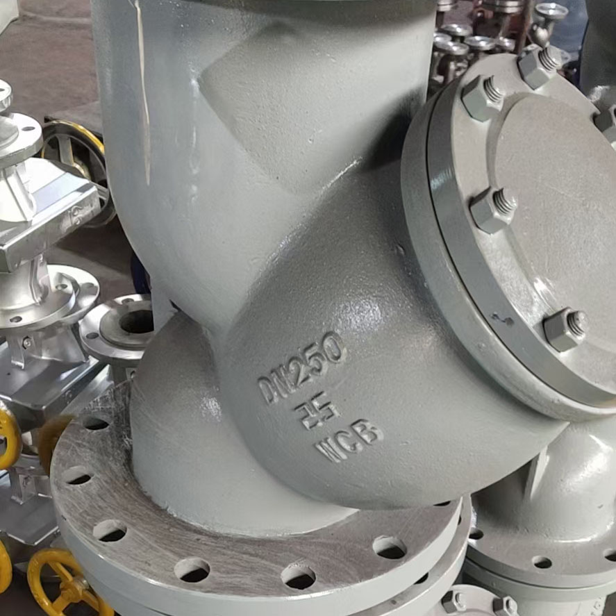 Manufacturer produces GL41H-16C cast steel Y type flange filter GL41W stainless steel Y type filter