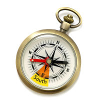  J40 Antique copper pocket watch compass School teaching compass Outdoor sports multi-function travel compass