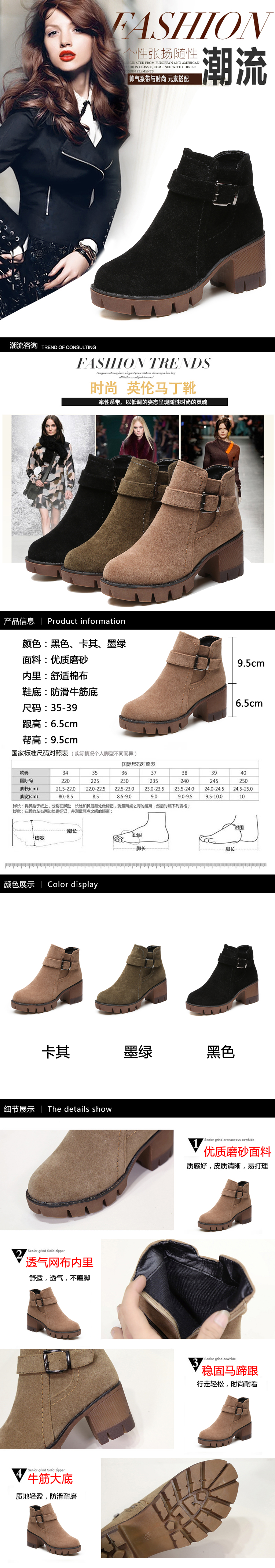 Bottes mi-saison femme en TPR - Ref 3250693 Image 8