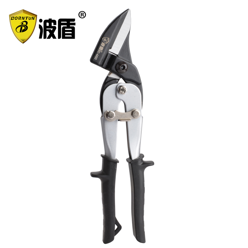 Bodun labor-saving iron shears Stainless steel shears Heavy iron scissors Industrial flat head aviation shears Diamond mesh shears
