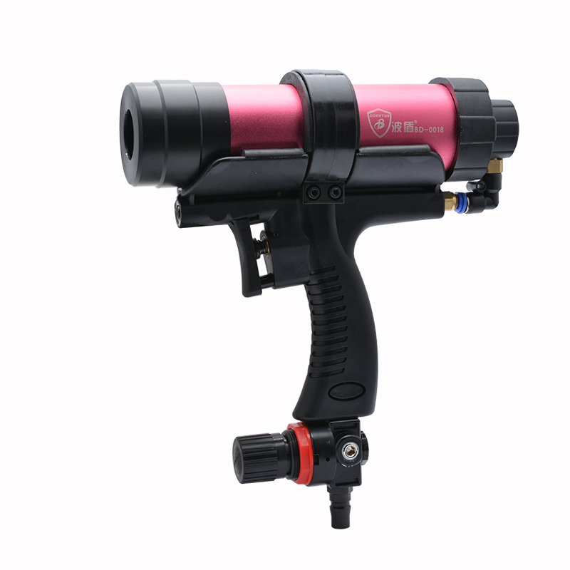 Wave shield with throttle pneumatic glass glue gun bottled soft-mounted glass glue gun pneumatic press glue gun to glue gun