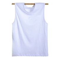 Áo vest nam chất béo cotton đáy quần áo thể thao mùa hè áo thun XL bóng rổ không tay - Áo vest cotton áo khoác nam giả vest