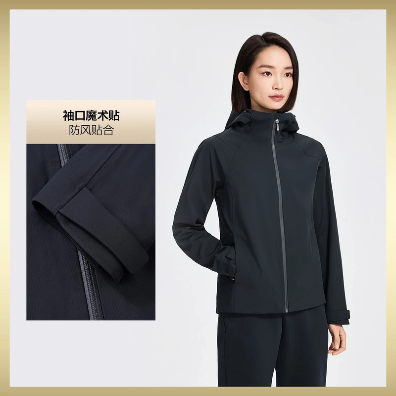 Li Ning Women's Sports Windbreaker 2026 Spring New Glory Gold Label Comfortable Sports Casual Jacket Afdwe24