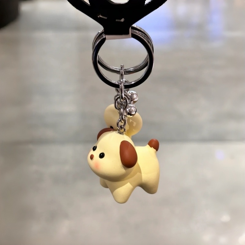 Cute Puppy Bone Keychain Cartoon Backpack Accessory Couple Friend Gift Keychain Pendant 2026 New Model Cute Puppy Bone Keychain Cartoon Backpack Accessory Couple Friend Gift Keychain Pendant 2026 New Model