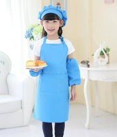 Зеленый фартук, шапка, комплект