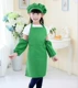 Зеленый фартук, шапка, комплект