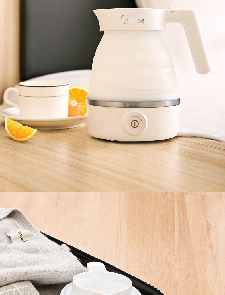 bình đun siêu tốc electrolux Đẹp có thể thu gọn du lịch di động ấm đun nước tự động ấm đun nước nhỏ điện nhỏ máy pha trà - ấm đun nước điện ấm siêu tốc asanzo