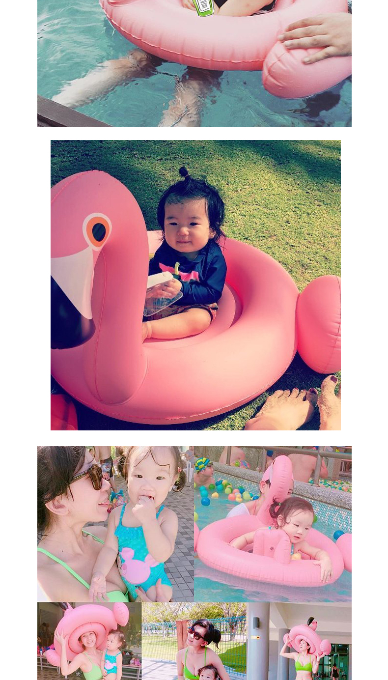 Trẻ em bơm hơi vòng bơi trẻ em trẻ em gắn dễ thương chỗ ngồi bé thiên nga trắng flamingo bơi vòng phao bơi chống lật cho be