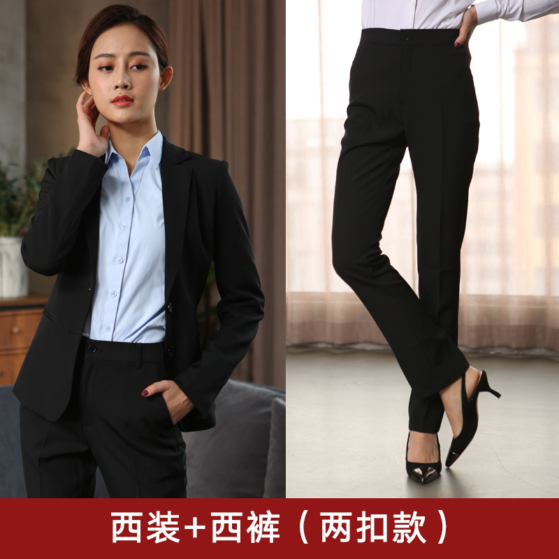 ngắn chuyên nghiệp phù hợp với phỏng vấn phù hợp với top phụ nữ nhỏ phù hợp với áo khoác đang mặc màu đen phiên bản Hàn Quốc tính khí quần áo bảo hộ