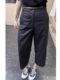 Aimi empfohlen! European 25 Sommer Dünne Lyge-Hose-Hose Birnenförmige Körpertätigkeitshandel hohe Taillen mit weitem Bein acht Punkte