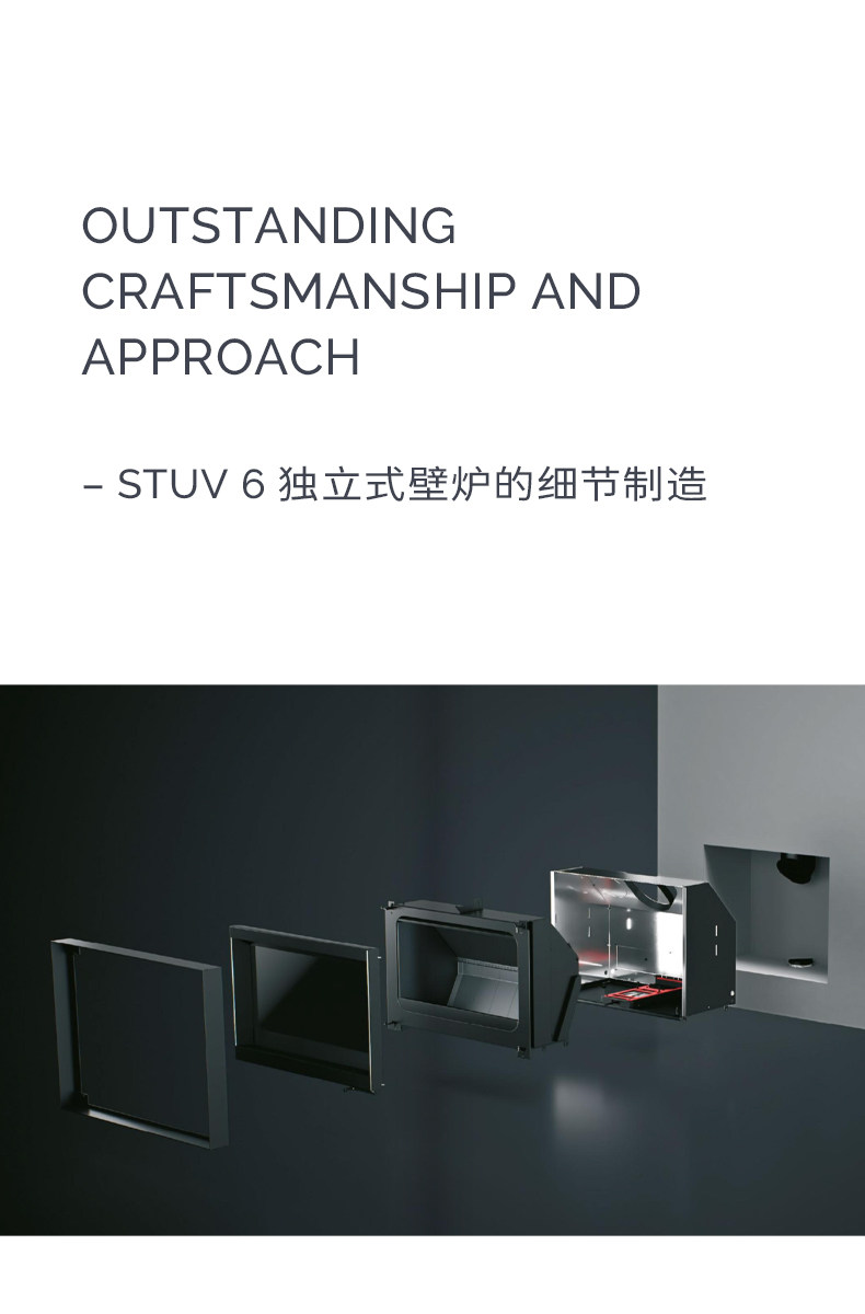 Stûv 6 Chimenea de leña, independiente — Detalles del producto 18