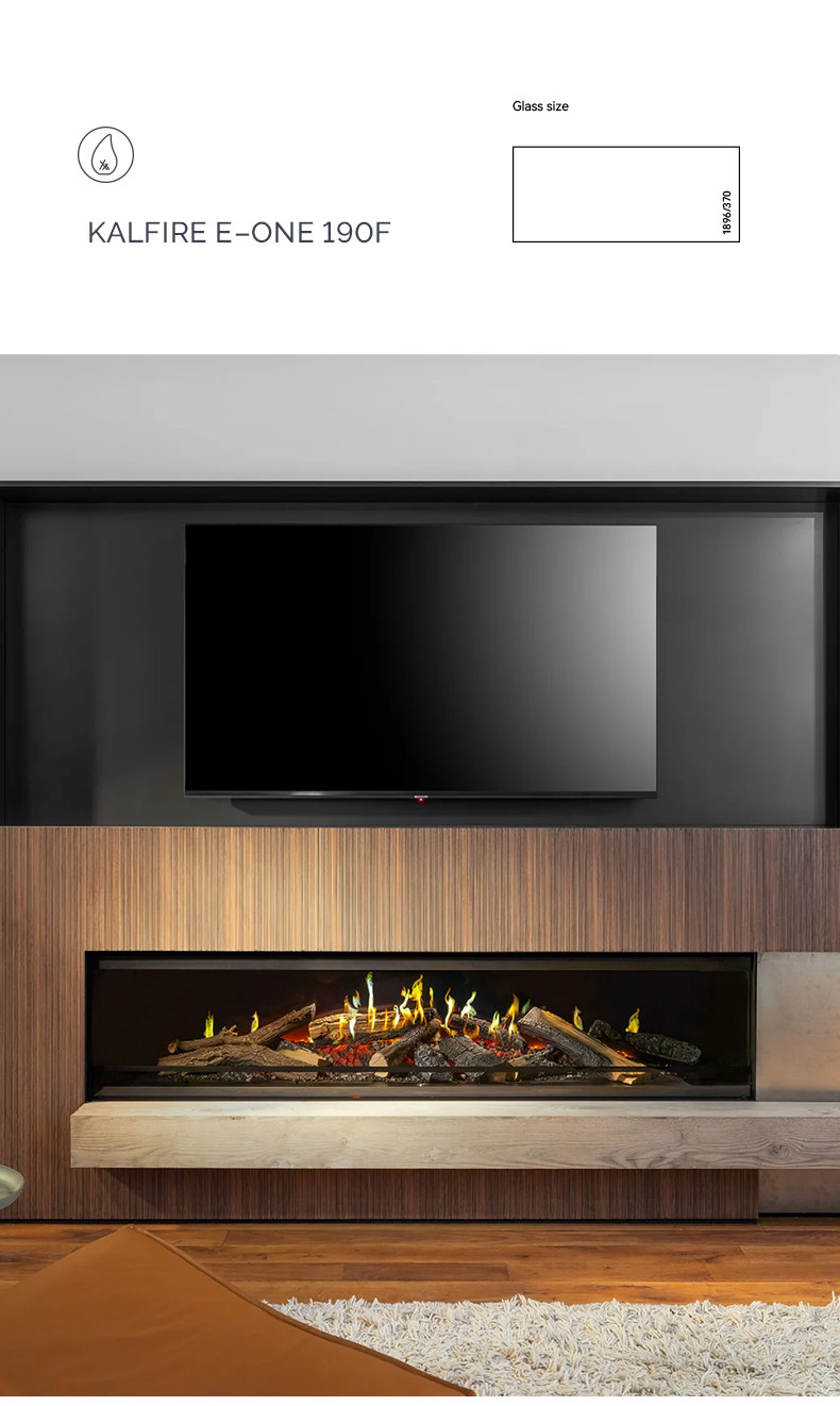 Kalfire E-one F Single-Sided Electric Fireplace — Product Details 10