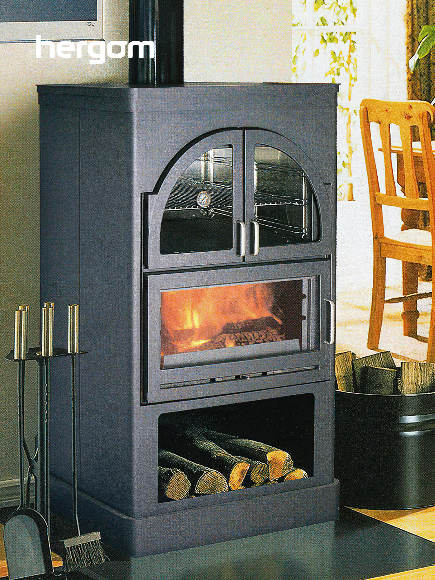 Hergom ARANDA Chimenea de leña 2