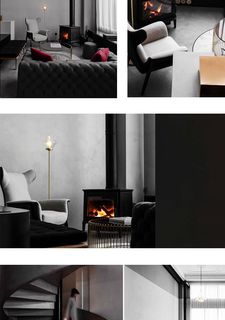 Hergom E20 Chimenea de leña, independiente — Detalles del producto 32
