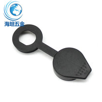 Hyitan WP003-2 door lock dustproof and waterproof cover PE plastic triangle lock black nylon material industrial accessories