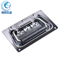 J206 thickened wooden box iron chrome handle toolbox activity handle box ring handle industrial equipment box handle