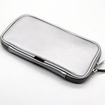 Silver cosmetic brush bag can hold 12 cosmetic brush bag color makeup brush bag storage bag empty brush bag
