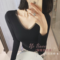 Zhang Dayi thermal underwear spring and autumn skin-friendly comfort velvet fever fiber men and women warm base shirt