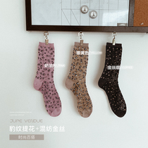 Zhang Dayi female early spring thin BAO WEN gold stockings ins tide breathable moisture absorption perspiration in the stockings of the day cute