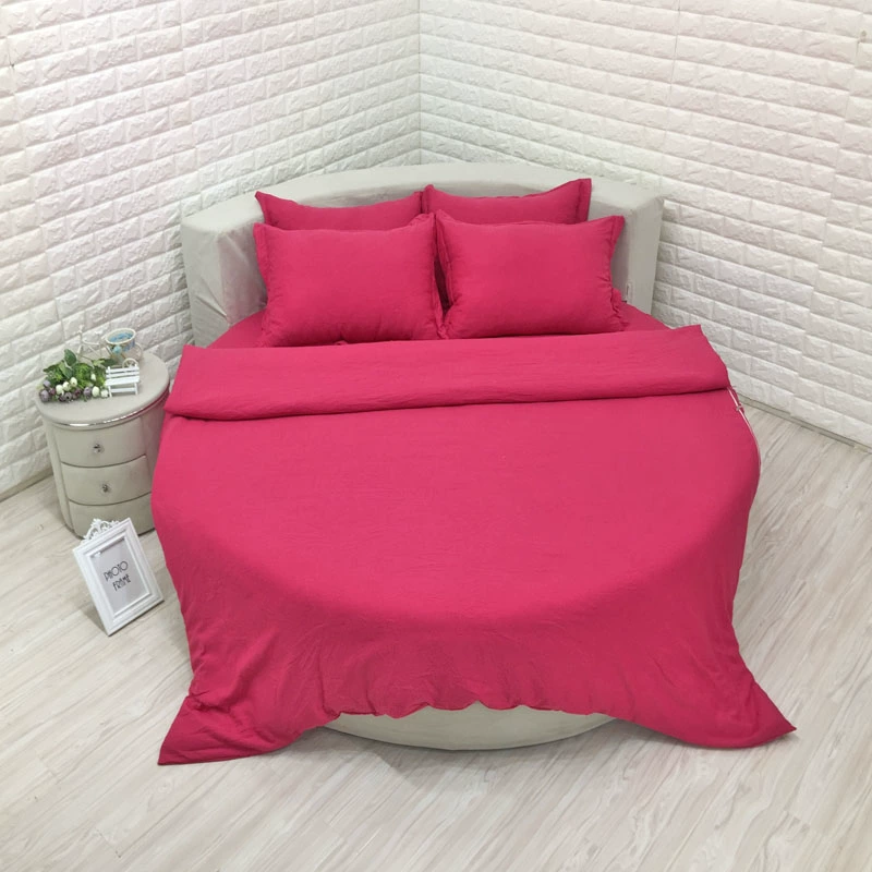 giường bông vải bông doanh nghiệp giường tròn tròn làm bedspread duy nhất mảnh Khách sạn nệm bảo vệ gia đình trượt bốn - Trang bị Covers