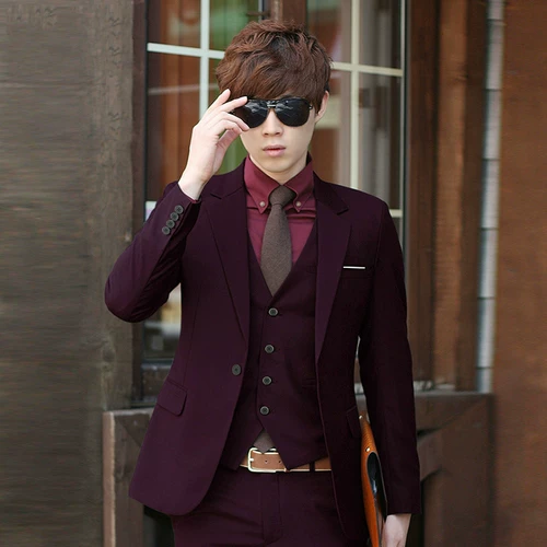 Весенний комплект, платье, пиджак классического кроя, 3 предмета, в корейском стиле