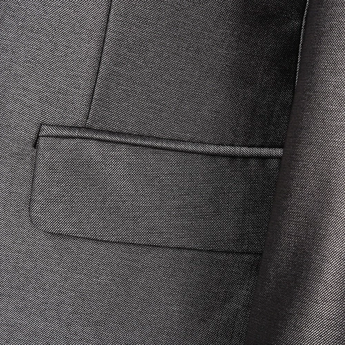 君翅鸟 Демисезонный глянцевый комплект, серебристо-серое свадебное платье, облегающий крой, 3 предмета