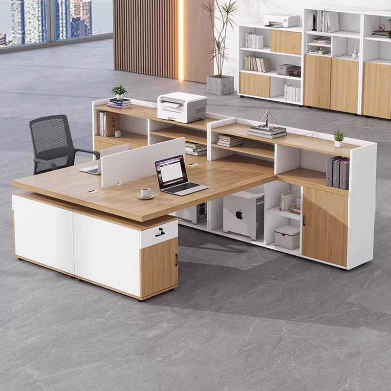 Staff Desk Office Double Staff Financial Desk and Chair Combination Simple Modern Two-Person Manager Supervisor Desk Staff Desk Office Double Staff Financial Desk and Chair Combination Simple Modern Two-Person Manager Supervisor Desk