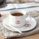 Tây tấm gốm sáng tạo ins flamingo dao kéo cốc cà phê phong cách Nhật Bản bát nhỏ mì ăn liền bát đĩa nhà đĩa
