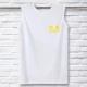 Áo thun cotton không tay in cờ nam cộng với phân bón để tăng vest thể thao rộng kích thước lớn cổ tròn áo vest đáy - Áo vest cotton áo vest da nam