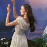 Дизайнерское небольшое платье, белая юбка, французский стиль, тренд сезона, три цвета