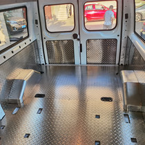 Jiangling Ford Fushun Shuntshun All the way to the steam Chase V80V90 Yivico Tujano stainless steel aluminum alloy plate