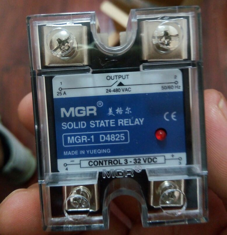 SSR-25DA Megel single-phase solid-state relay DC control AC MGR-1 D4825 DC-AC