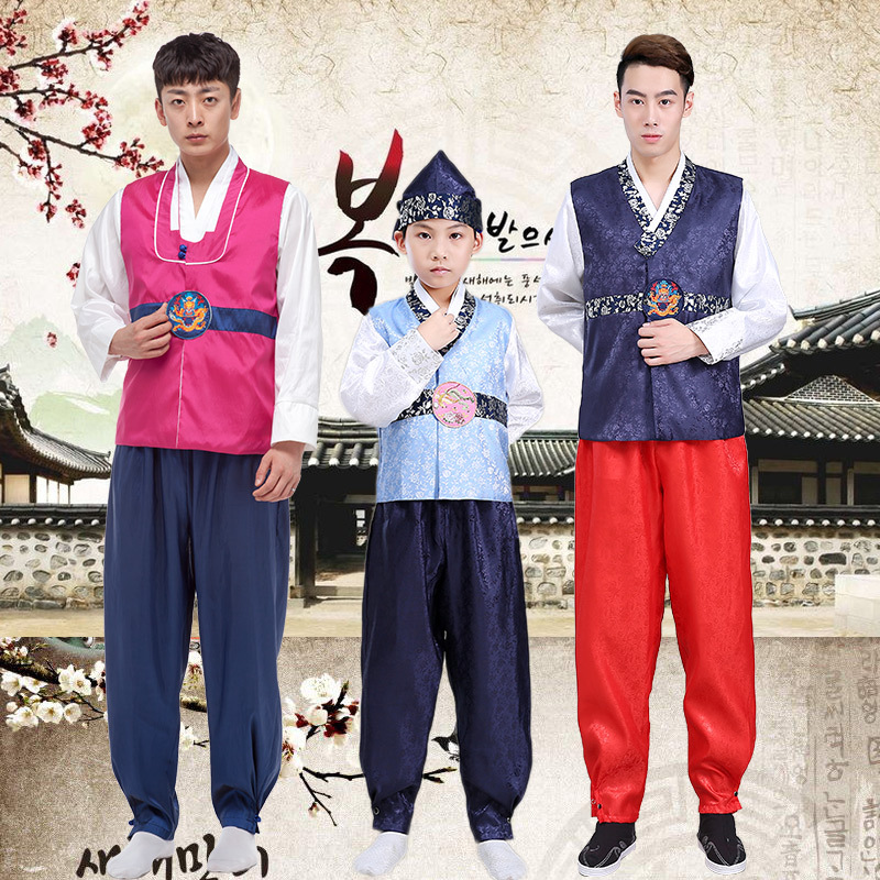 High-End Korean Traditional Clothing, Hanbok for Men, Korean Ancient Costume, Improved Court-Style Costume, Traditional Wedding Attire