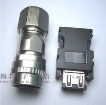 Mitsubishi servo MR-J3MR-J4 encoder connector MR-J3SCNS 10-pin plug