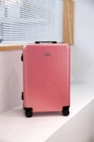 Расширенная версия карты с изображением в алюминиевой рамке розового цвета