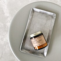 PUEBCO Japan imported industrial retro style aluminum metal tray desktop storage plate