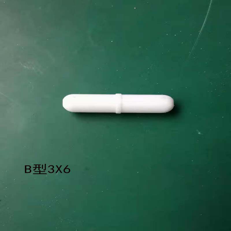 Cylindrical high temperature resistant B-type magnetic stirrer PTFE stirring magnet 100 pieces