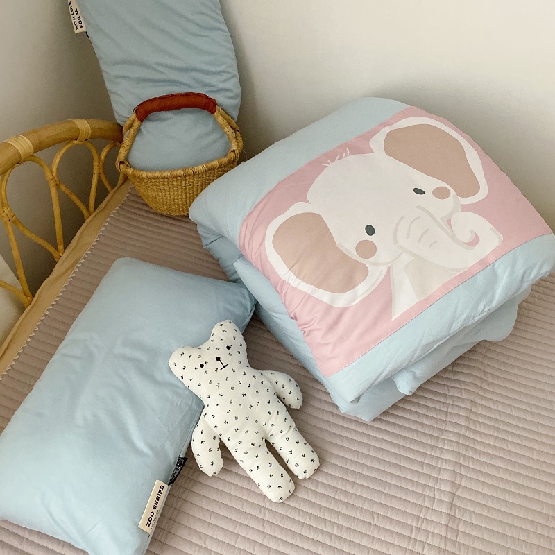 Class A children can remove antibacterial soybean knitting winter by core in cartoon kindergarten baby spring and autumn cotton quilt