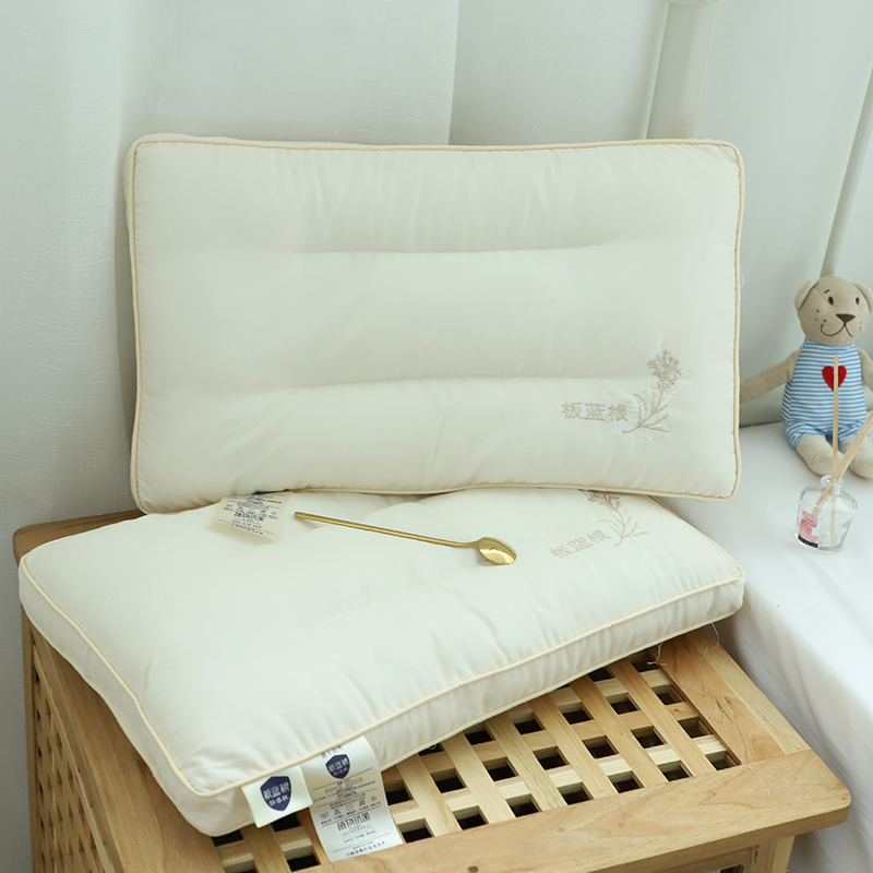 Full cotton anti-sensation antibiotic-resistant children's indigo pillow adult pure cotton health care single baby 30 x 50 small pillow core