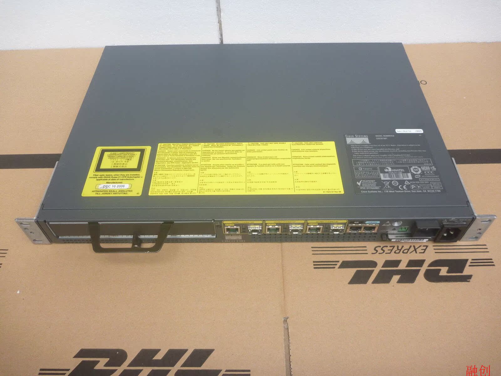 Cisco CISCO 7301-AC 128 1G memory Gigabit router built-in VPN firewall